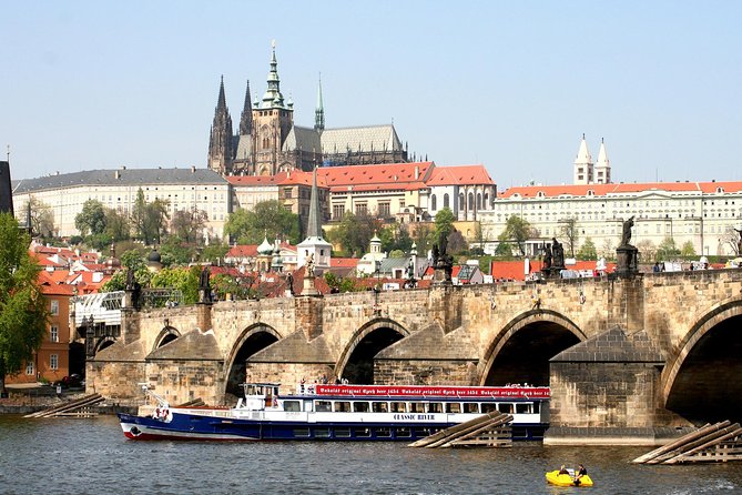 1 hour Prague Panoramic Vltava River sightseeing Cruise - Onboard Comfort: Indoor Heat, Outdoor Views, and Free Wi-Fi