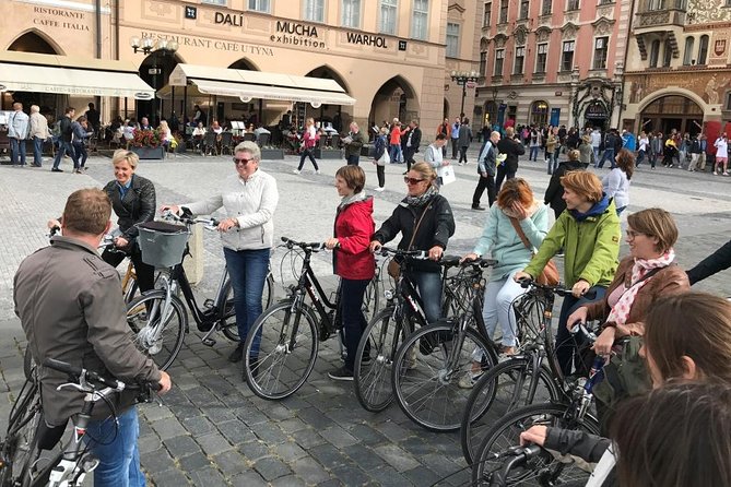 3-hour Complete Prague Bike Tour - Wenceslas Square and the Prague Spring to the Velvet Revolution Storyline