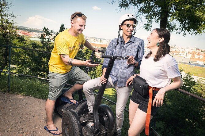 3h Small-Group Segway Tour & Free Taxi Transport ️with PragueWay - Stop 3: Park Ladronka, the in-line skating track, and old-vineyard word origins