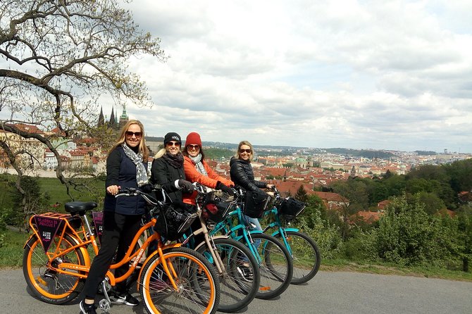 7 BEST VIEWS - PRAGUE eBIKE TOUR - Malá Strana and the riverside finish, plus Lennon Wall and Kafka-area stops