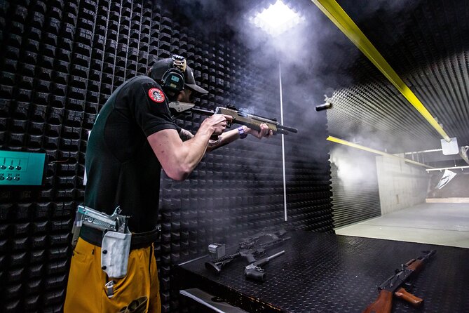 All Inclusive Shooting Packages | Transportation & Snack incl. - Prague Armory Shooting, with Pickup, Snacks, and a Real Plan