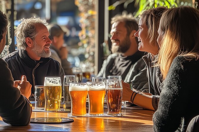 Alternative bar tour with dinner in the art district - A beer gallery with 400 choices, plus art-district stories that set the tone
