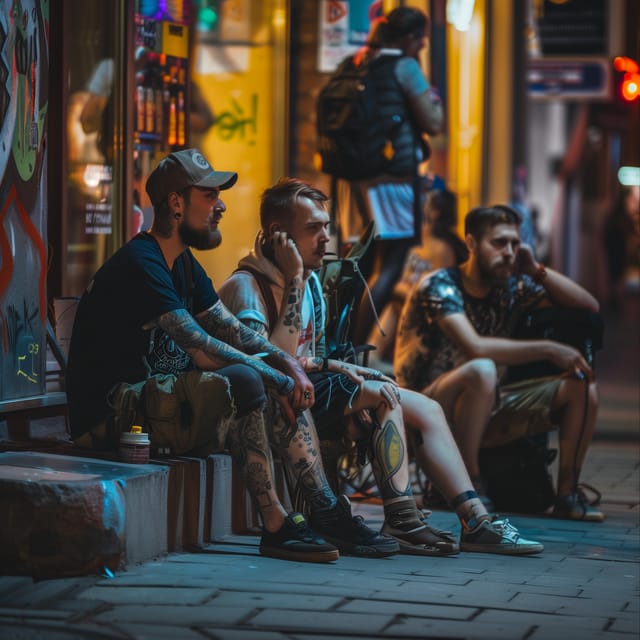 Alternative tour of Letna art district - Lunch or dinner timing: the 150 g burger move