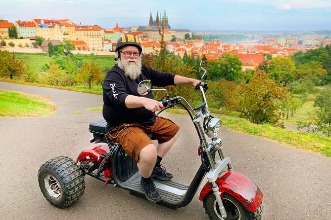 Amazing !!! Electric Trike Tour of Prague, live guide included - Key highlights you will actually feel