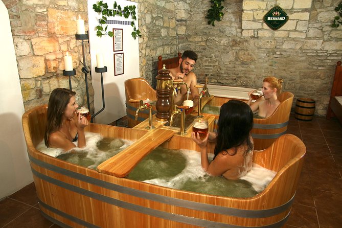 Beer Bath with Unlimited beer! - Beer Bath Basics in Prague: Bernard, Hops Water, and Real Relaxation