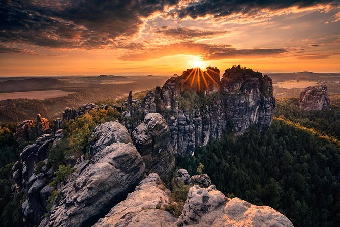 Bohemian & Saxon Switzerland From Prague-Travelers' Choice 2025 - Kamenice Gorge walk and boat cruise: stairs down, calm ride, stairs up
