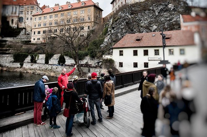 Český Krumlov 20th century tour - Historic center stop: how the story moves from war to 1968