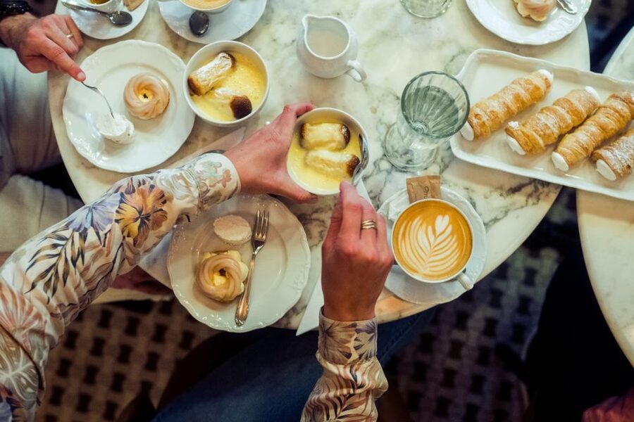 Delicious Food Tour by Prague Food Tour - Dessert time: coffee, tea, and a sweet finish in a final cozy stop