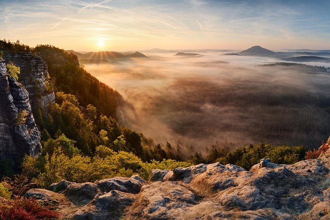 Dresden City Tour & Bastei Bridge from Prague - Saxon Switzerland National Park: Bastei Bridge and Neurathen views