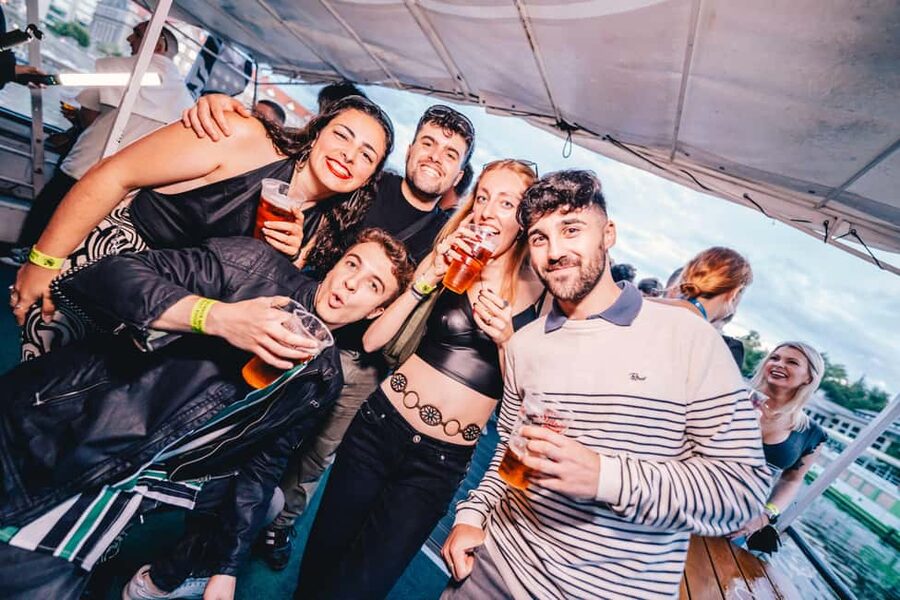 Drunken Monkey Prague Boat Party Open Bar to Duplex Club - Live DJ onboard, plus the host energy