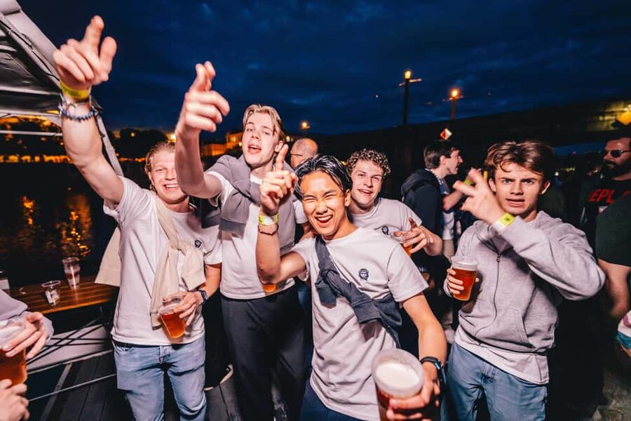 Drunken Monkey Prague Boat Party Open Bar to Duplex Club - The land transition near Dlouha Street, why it matters