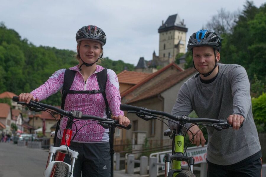E-Bike Day Trip: Visit a Roman Castle and Taste Craft Beer - The countryside shift: riding toward Vseradice and that big open quiet