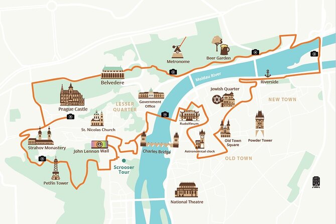 E-BIKE TOUR: 10 Must-See Landmarks & Viewpoints in Prague 1-8per. - Gothic ministries and the seat of Czech Parliament: Prague’s power map