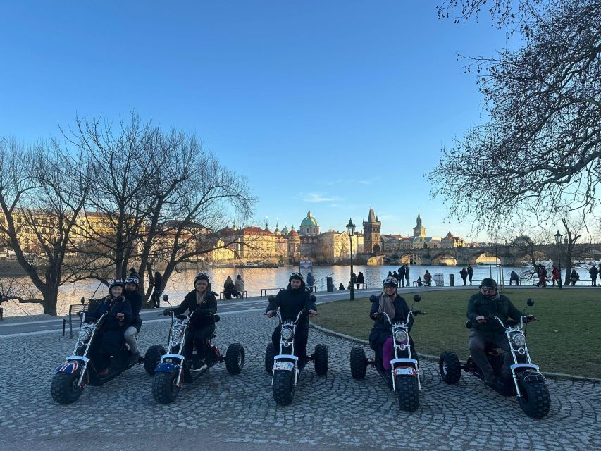 Electric Trike Sunset Prague Tour - Letná Park and the Prague Giant Metronome for big skyline views