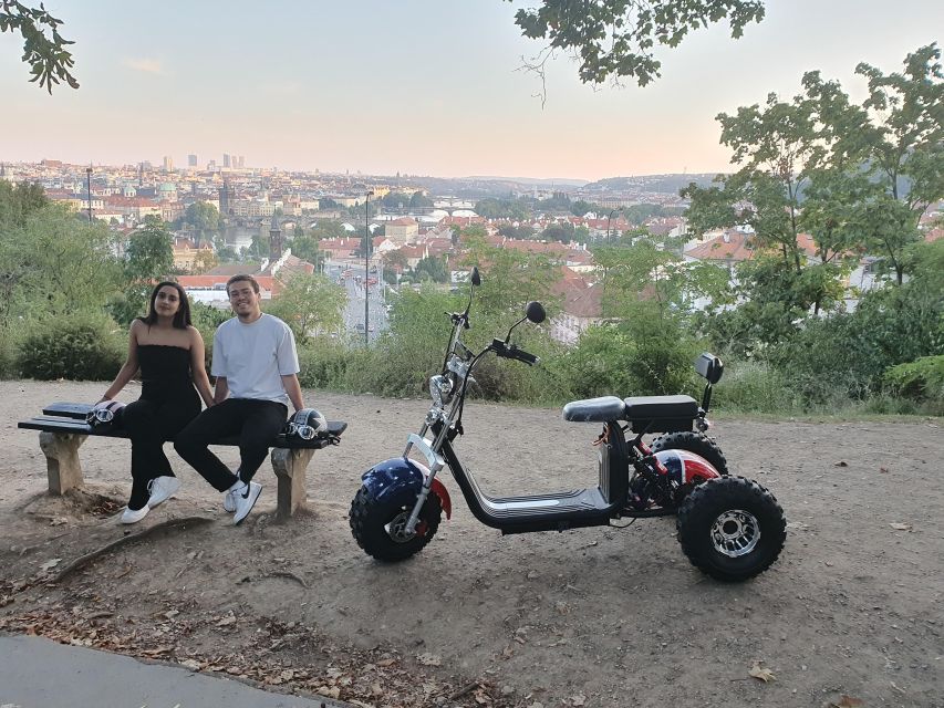 Electric Trike Sunset Prague Tour - Jewish Quarter and Pařížská Street, a mix of old atmosphere and elegant streets