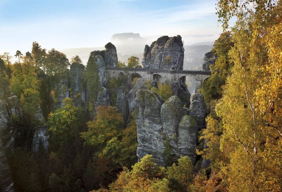 From Prague: Bohemian & Saxon Switzerland Semi Private Tour - Neurathen Castle and Bastei Bridge, the River Elbe viewpoint that anchors the day