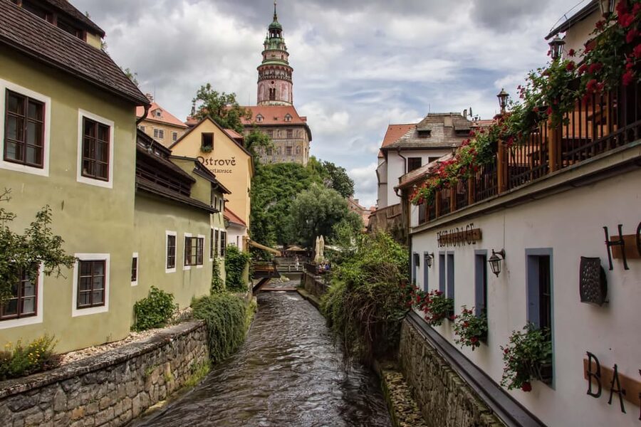 From Prague: Český Krumlov Full-Day Tour with Pickup - Crossing the River to Medieval Lunch Choices