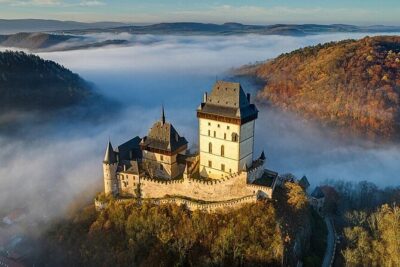 Small-Group Karlstejn Castle & Koneprusy Caves Trip