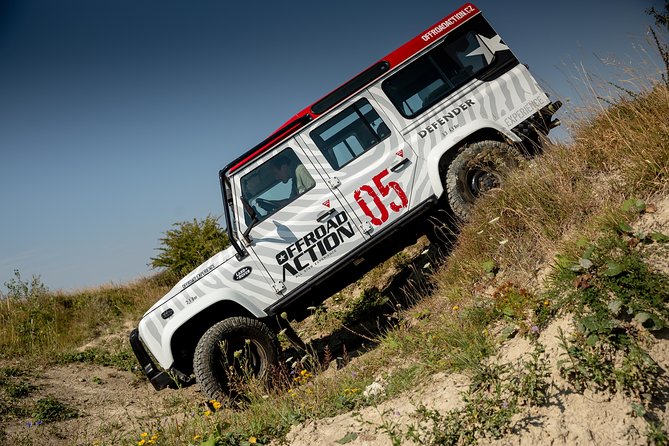 Full-day Land Rover driving off-road experience Prague - The Obstacle Course: Hills, Gullies, Side Slopes, and Mud That’s the Real Teacher