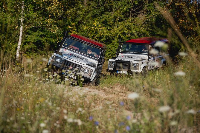 Full-day Land Rover driving off-road experience Prague - The 5 Hour Plan: Pickup, Briefing, 4 Hours Driving, Then a Diploma