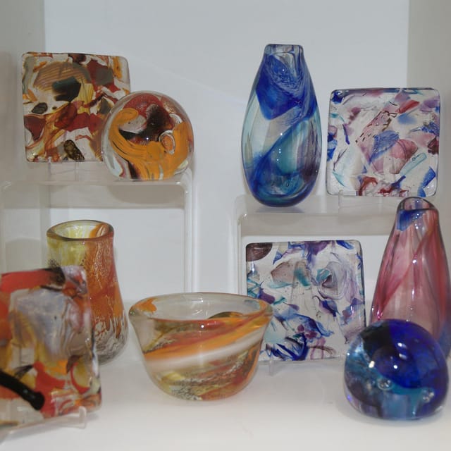 Glass blowing in Prague - The Part After You Blow, With Beer and a Cooling Down Moment