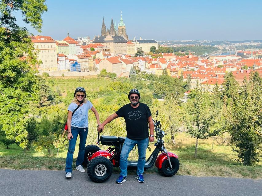 Grand City Tour on Electric Trike in Prague - Live Guided - How the electric trike changes your Prague day