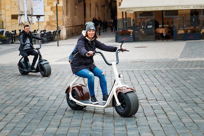 Grand city tour on Scrooser in Prague - Safety and the real learning curve on the scooter