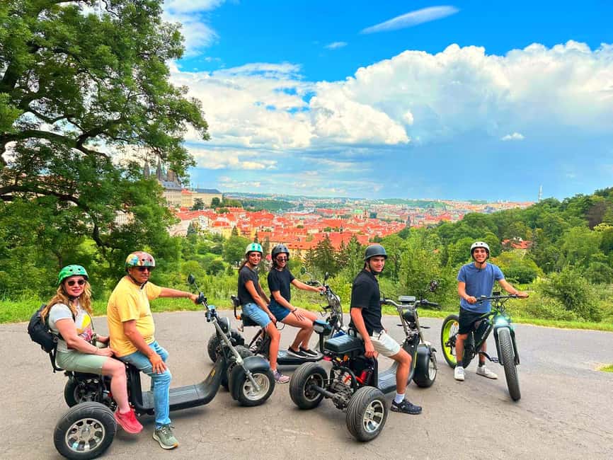 Heart of Prague tour on Tricycle electric scooter - Meeting at Maltézské náměstí, then learning the trike fast