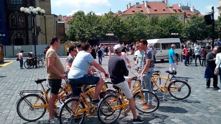 Hidden Prague Bike Tour - Vyšehrad Cathedral and the national cemetery: Smetana, Dvorak, and Alfons Mucha