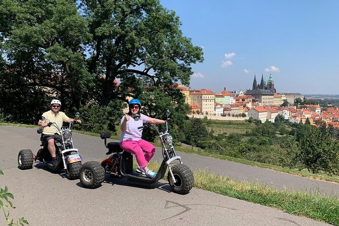 Live-Guided ️Trike-Harley️ Viewpoints tour of Prague - Stop by Stop: Lennon Wall, Kampa Park, and Charles Bridge Views