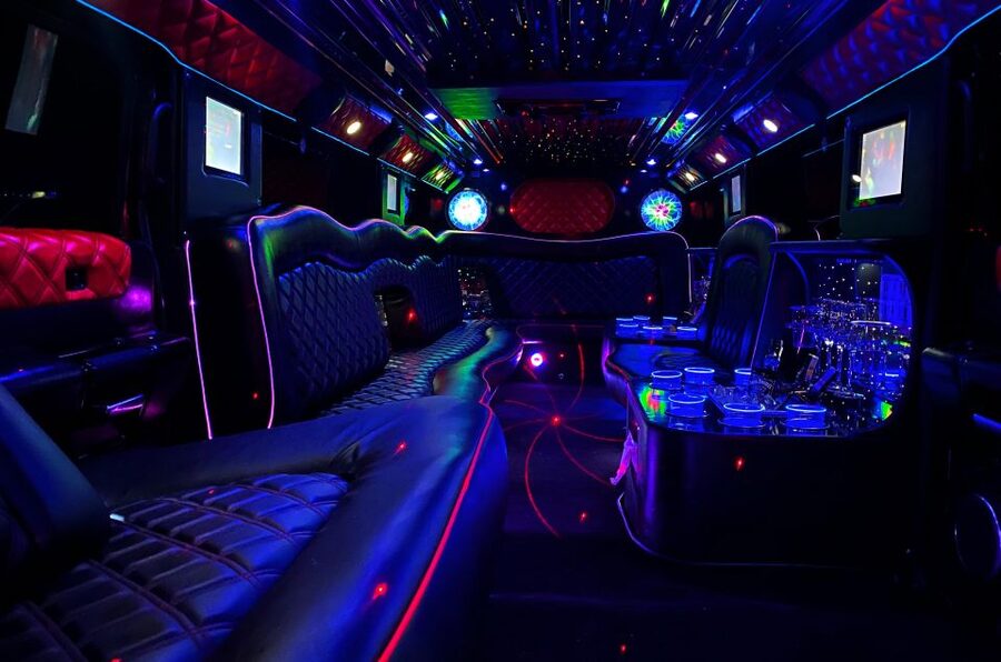 Long Hummer or Cadillac Limousine Party Ride - How the 1-Hour Ride Runs: Pickup, 5 Minutes on Foot, and Cruising
