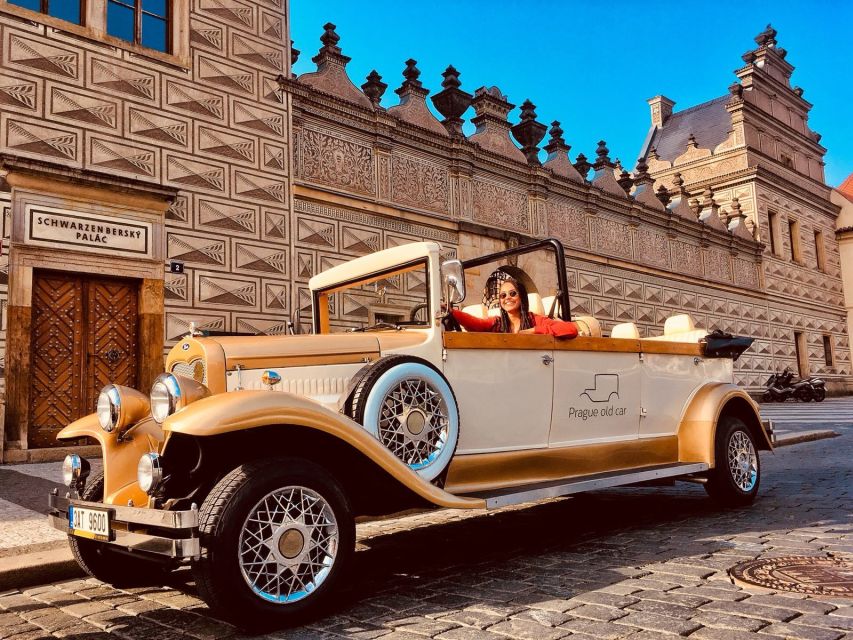 Prague: 1.5–Hour Vintage Car Tour - The 90-minute route, what you will likely see from the streets