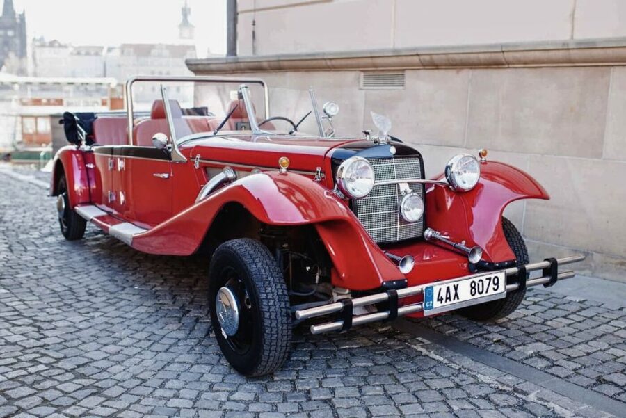 Prague: 1-Hour Private Tour in Vintage Car - Rudolfinum, Clementinum, and the cultural pulse between squares and river views