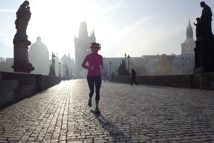 Prague 1-Hour Sight Running Tour - St Vitus Cathedral and the value of a viewpoint stop in a short hour
