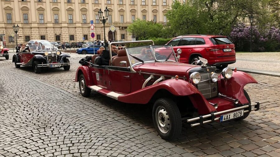 Prague: 120min Private Tour in Vintage Car, up to 6people! - Mozart to royal processions: from Estates Theatre to Karlova Street