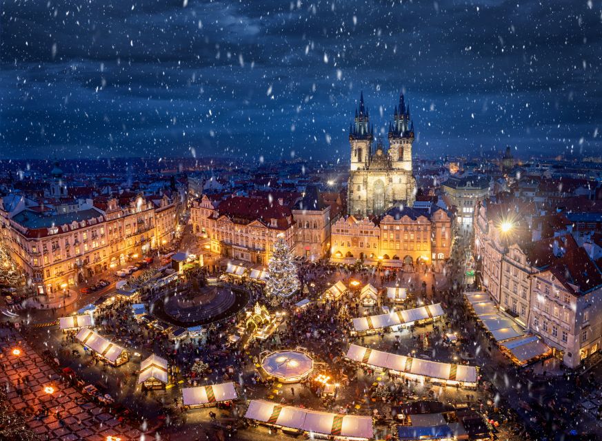 Prague: 2-3h Magical Christmas Markets Tour with Inclusions - Franz Kafka Square Starts It Off Right