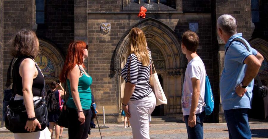 Prague: 2.5-Hour Vyšehrad Castle with Gorlice & Tickets - Inside the Collegiate Church of Saints Peter and Paul (Neo-Gothic With Art Nouveau Frescoes)