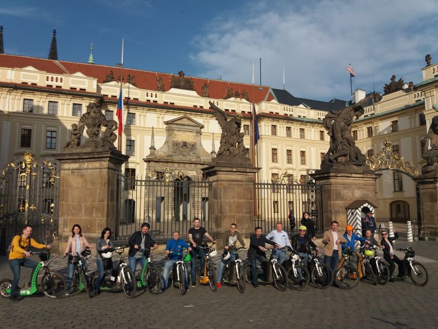 Prague: 2-Hour Old District & Riverside E-Scooter Tour - Kampa Island and the John Lennon Wall, Prague past and present