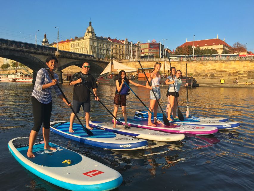 Prague: 2-Hour Paddle Boarding in the City Centre - The Vltava start: meeting at Císařská louka and getting suited up