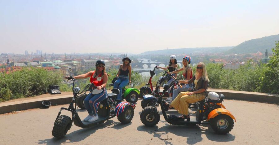 Prague: 2-Hour Trike Live Guided Tour of Old Town - Strahov Monastery viewpoint and the optional library stop