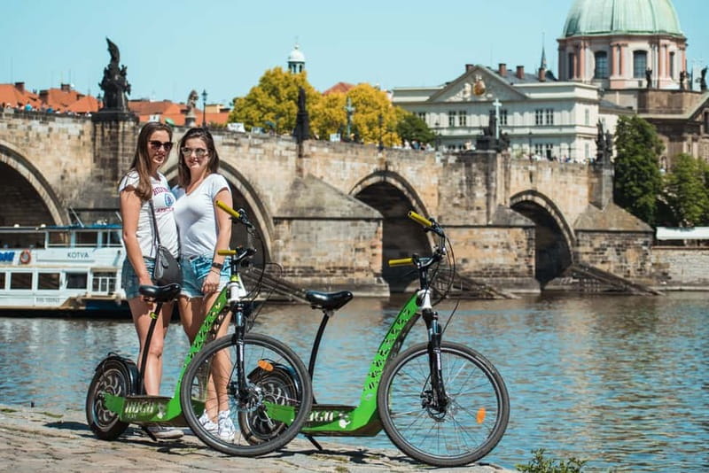 Prague: 3-Hour E-Scooter Tour in German - Meeting at Grandior Hotel Prague, Then Learning the HugoBike Fast