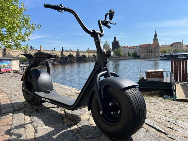 Prague: 3-Hour Fat Tire E-Scooter Tour - Getting started at Hotel Grandior, with safety prep you will actually use
