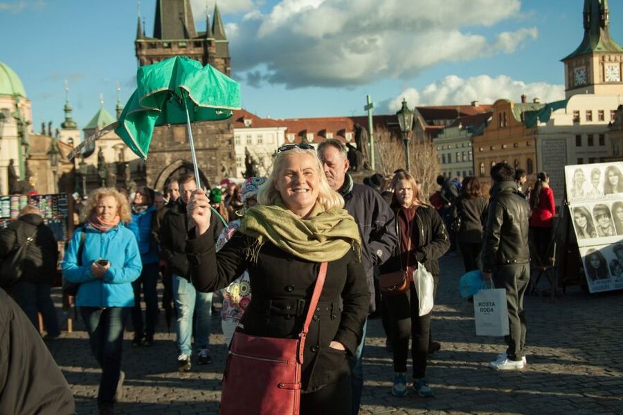 Prague: 3-Hour Old Town and Prague Castle Tour in German - Clementinum and Charles Bridge: the postcard moment with a purpose