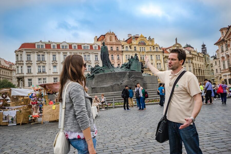 Prague: 3-Hour Walking Tour of Old Town & Prague Castle - Prague Castle complex exteriors: stories plus city views