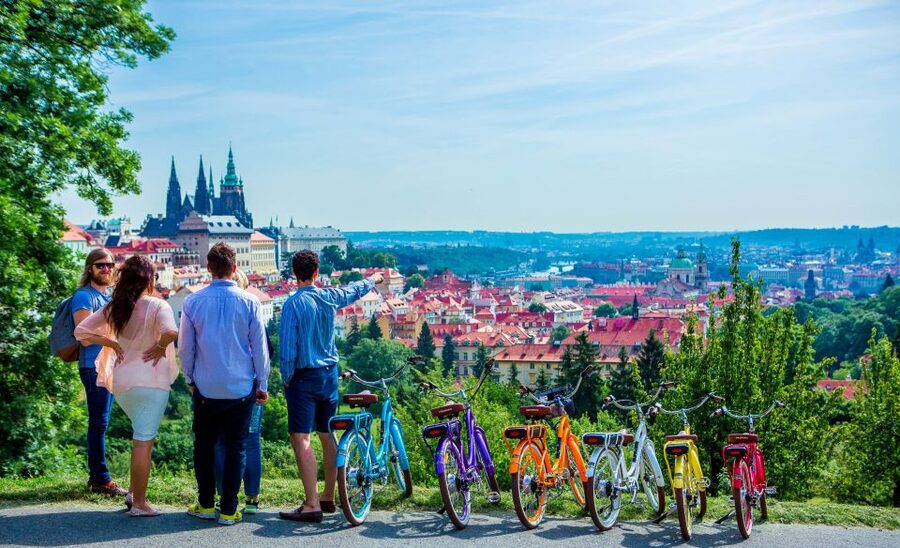 Prague: 7 Best Viewpoints of Prague E-Bike Tour - What you’ll do hour to hour (the rhythm of 210 minutes)