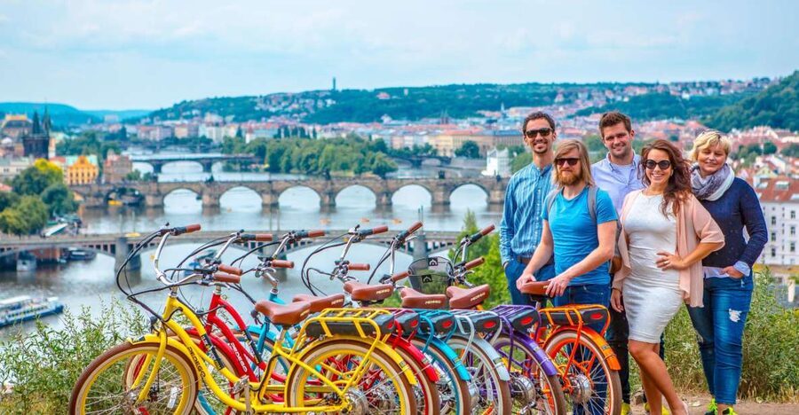 Prague: 7 Best Viewpoints of Prague E-Bike Tour - Meeting at I Like eBike on Vlašská 15 and rolling out fast