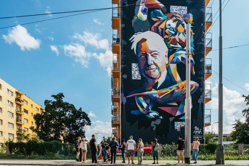 Prague: Alternative Prague Walking Tour - The once-hipster factory space: exhibitions, fashion, murals, and a small gin distillery