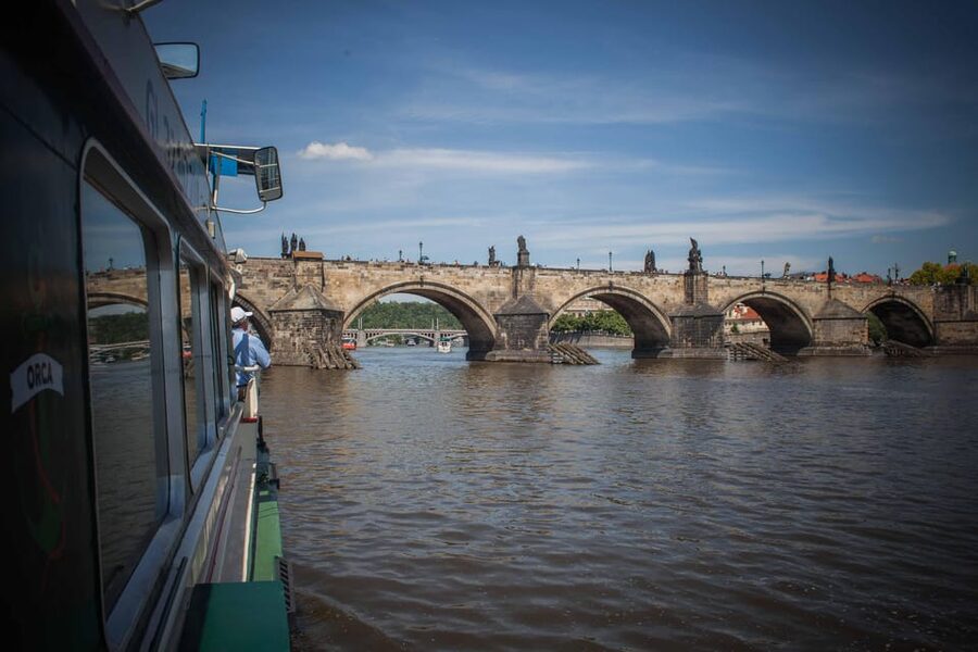 Prague: An unforgettable 2-hour cruise on the Vltava River. - Getting on at Dvořákovo Nábřeží, Dock 14