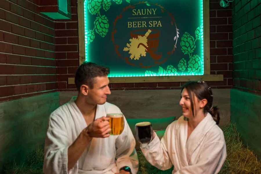 Prague: Beer Spa Experience with Unlimited Beer and Sauna - Your private room: whirlpool, shower, and included comfort items