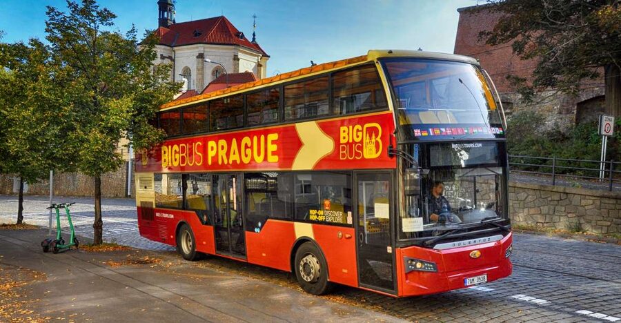 Prague: Big Bus Hop-on Hop-off, Castle Tour and River Cruise - Hop-on Hop-off bus freedom, with audio that does the heavy lifting